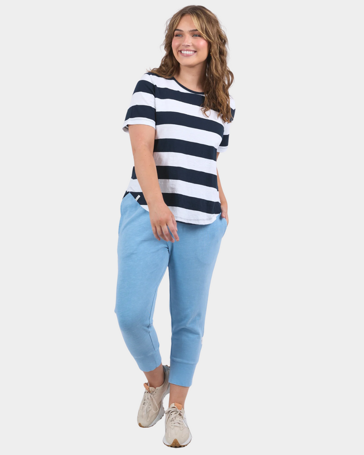 Elm Spritz Stripe short sleeve tee