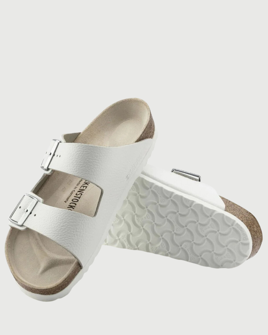 Birkenstock Arizona Smooth Leather White Compleat Lee James