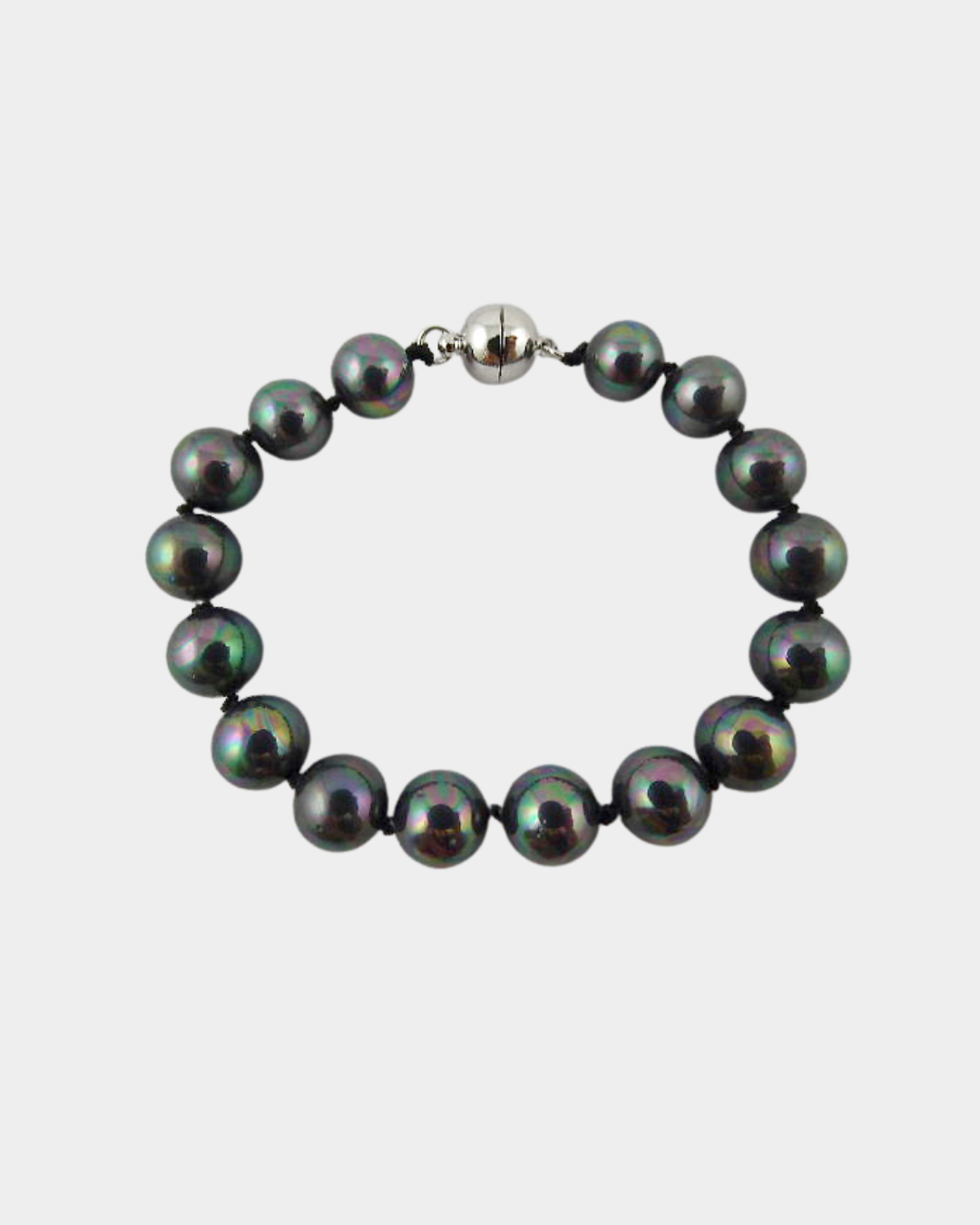 Kiwicraft Black Pearl Bracelet Magnet Buckle