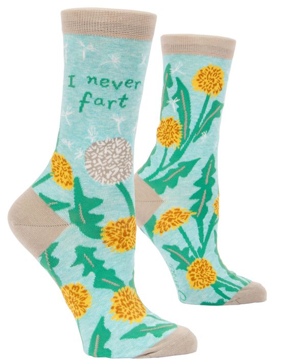 Blue Q I never fart socks