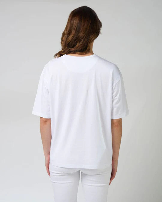Stella & Gemma Porter White Tee Isola Bella