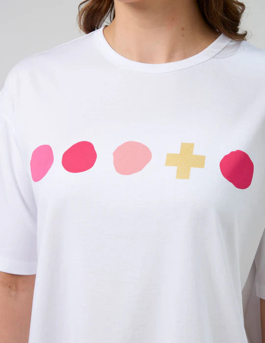 Stella & Gemma Porter White Tee Isola Bella