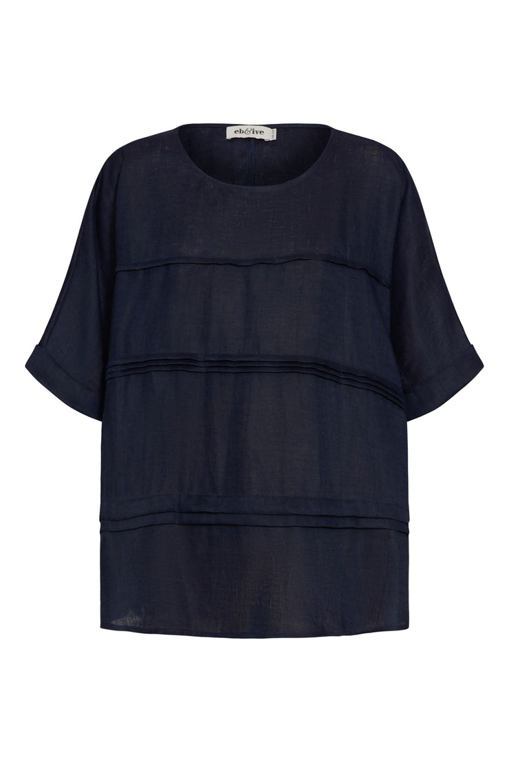 Eb & Ive La Vie Pintuck Top