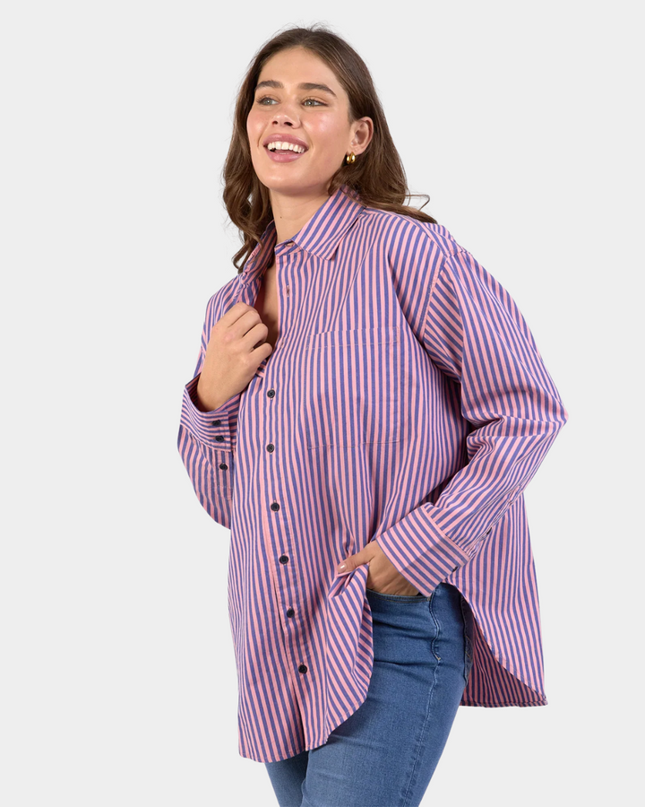 Elm Lila Stripe Shirt