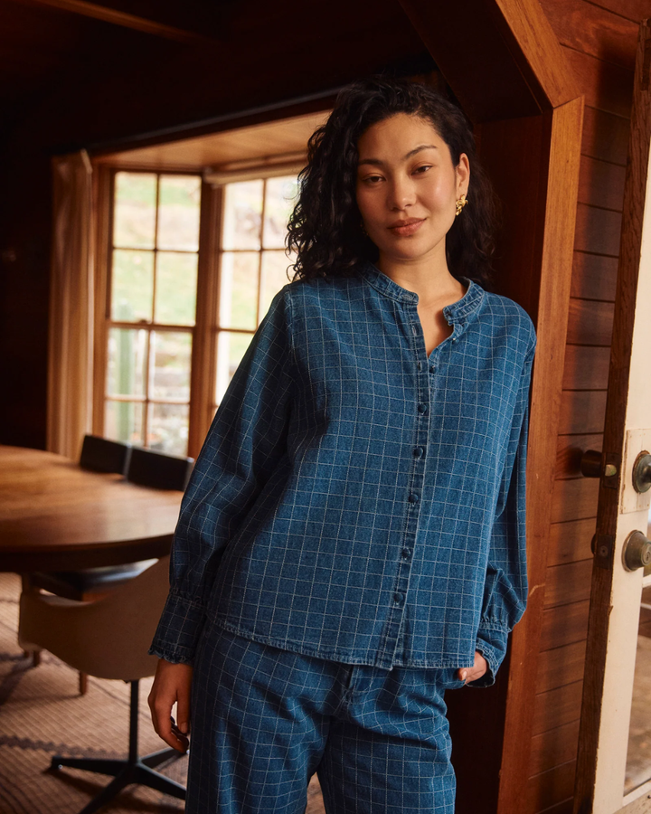 Isle of Mine Sloane Denim Frill Shirt
