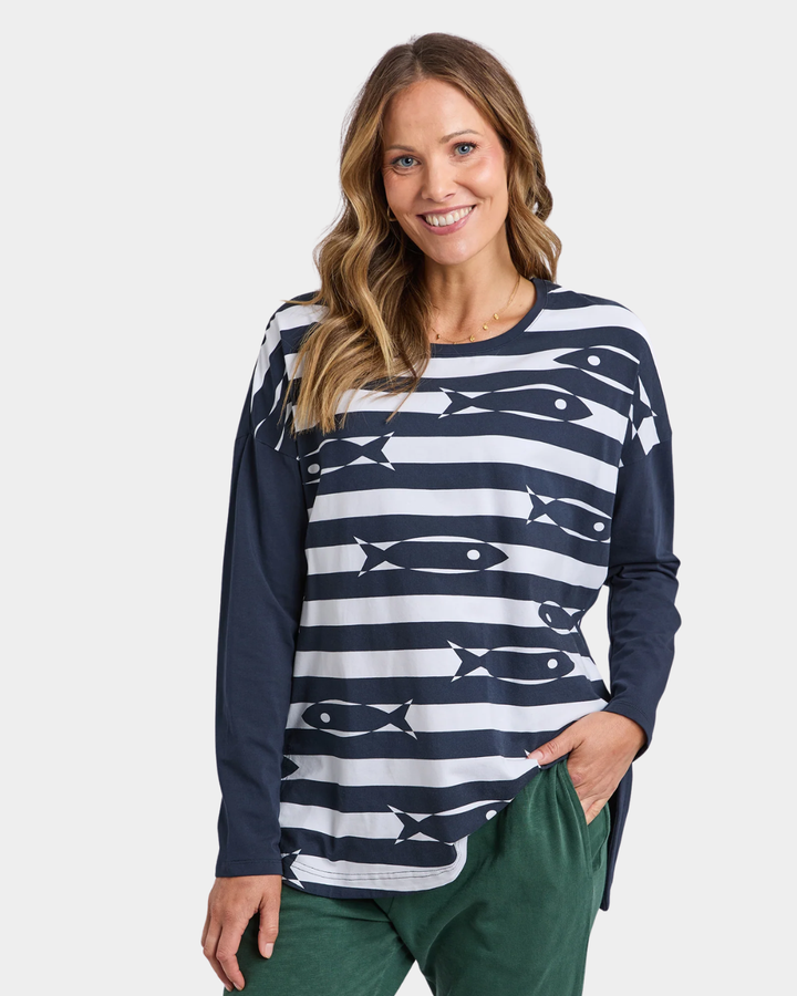 Elm Pesce Long Sleeve Tee