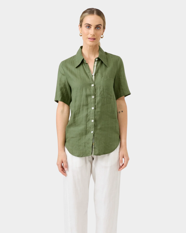 eb &amp; ive Studio Short Sleeve Shirt