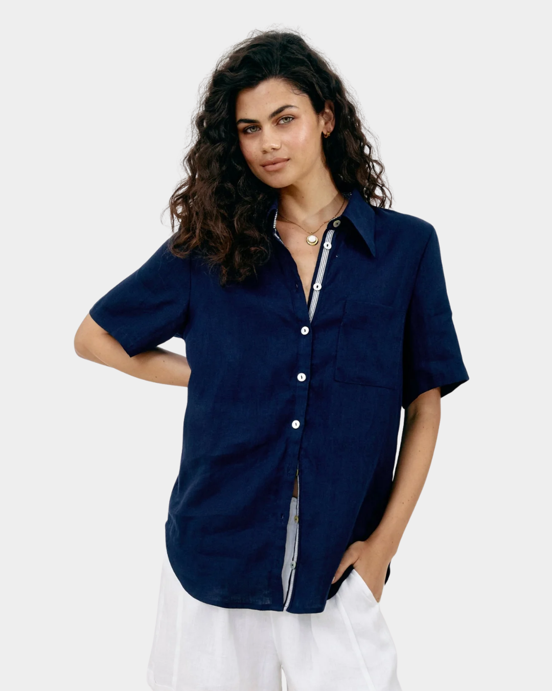 eb &amp; ive Studio Short Sleeve Shirt