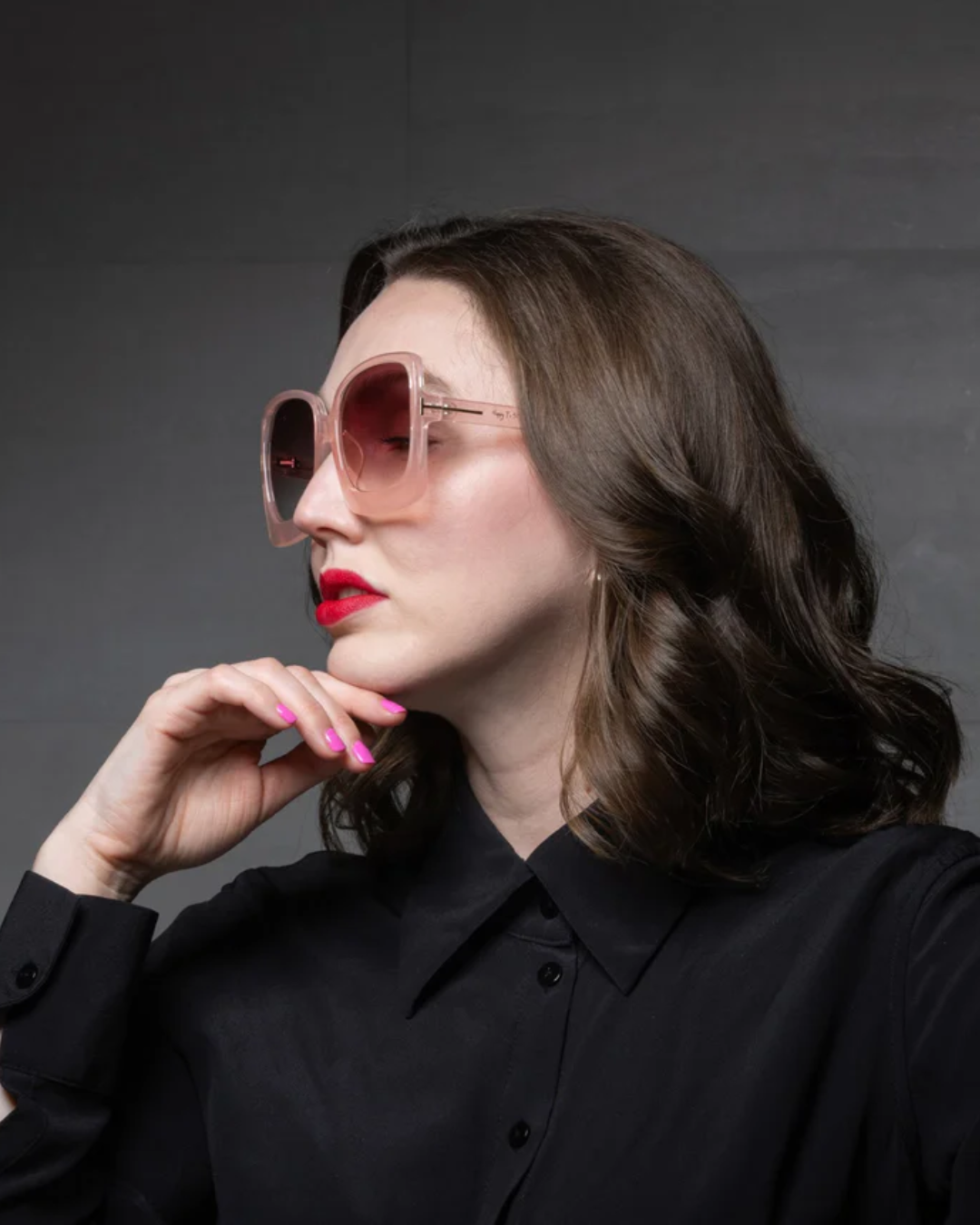 Happy To Sit On Your Face Acid  Sunglasses