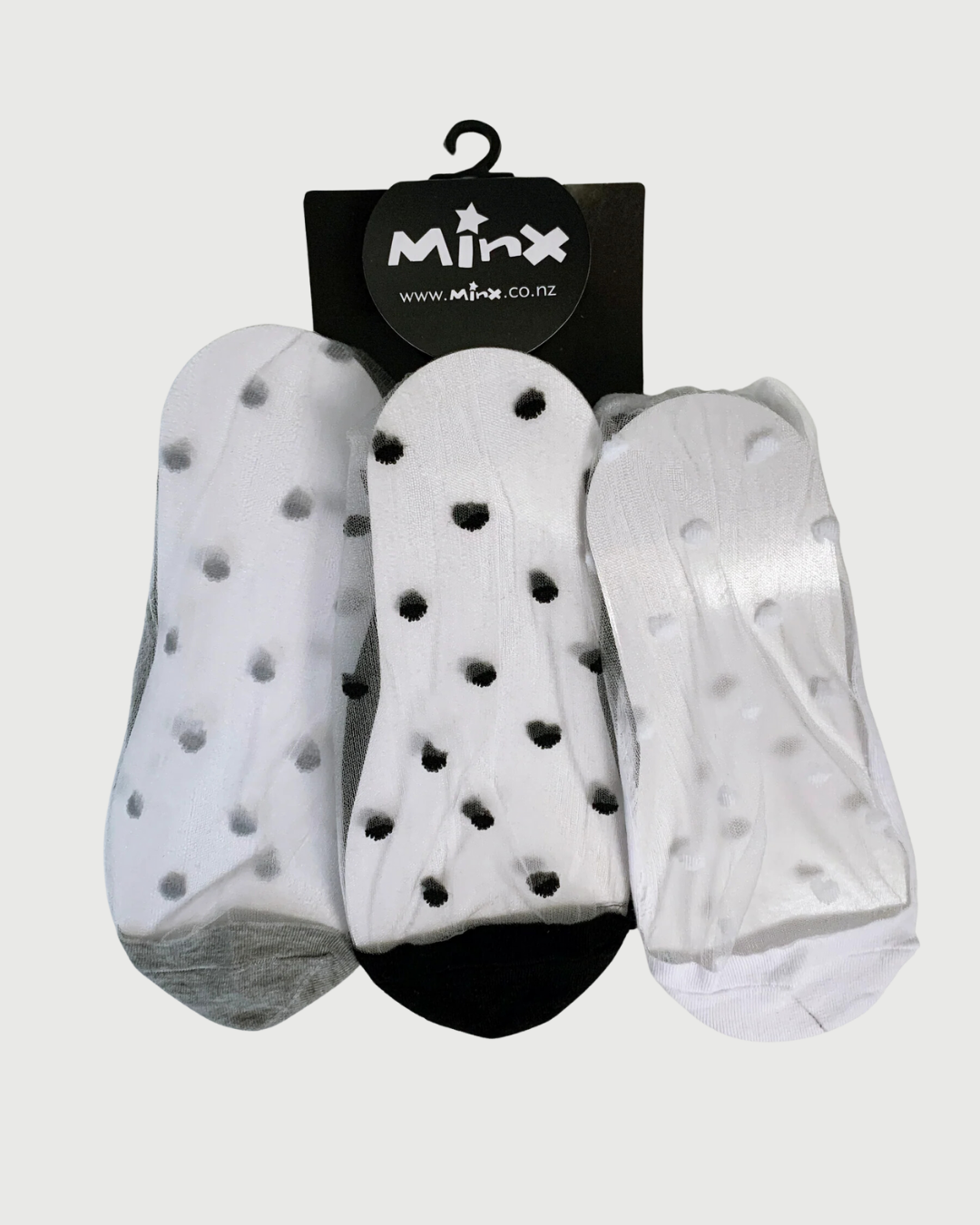 Minx Spot Sock Sheer