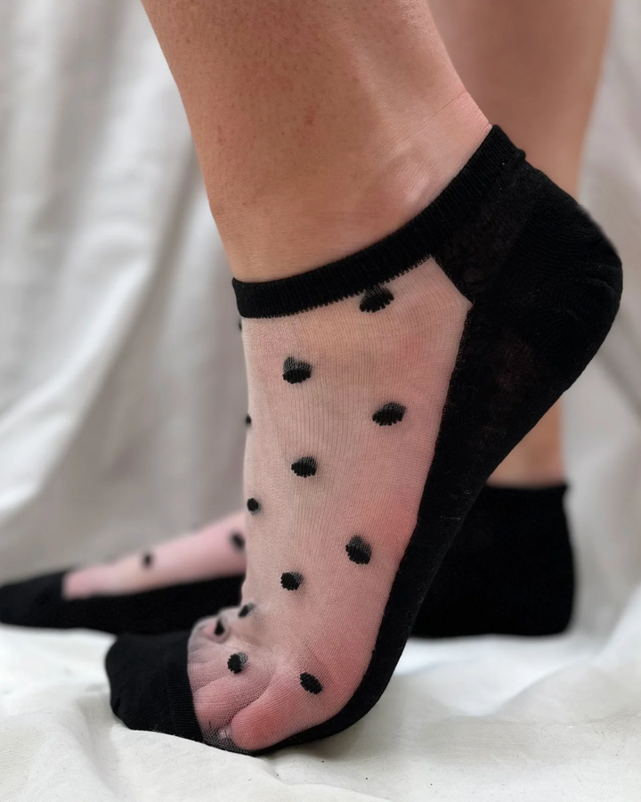 Minx Spot Sock Sheer