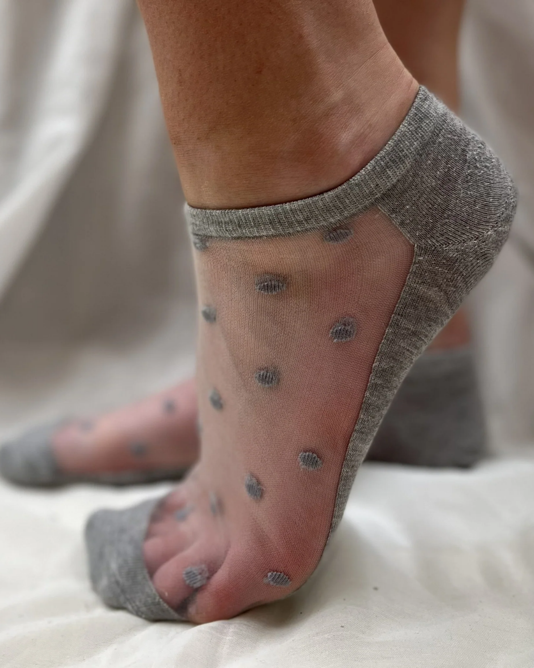 Minx Spot Sock Sheer