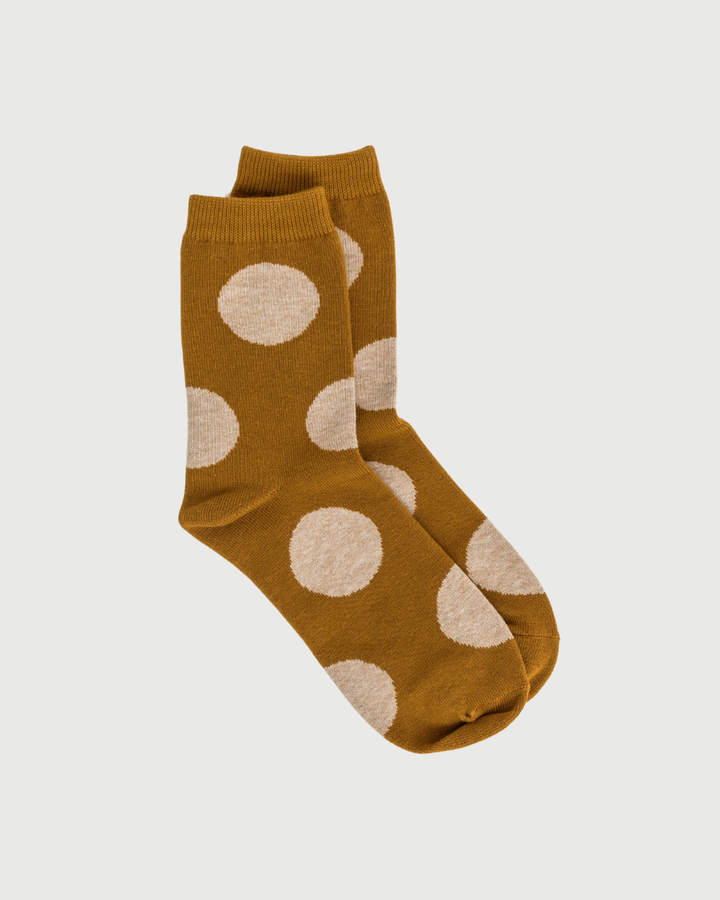 Stella & Gemma Sock Mustard Spot