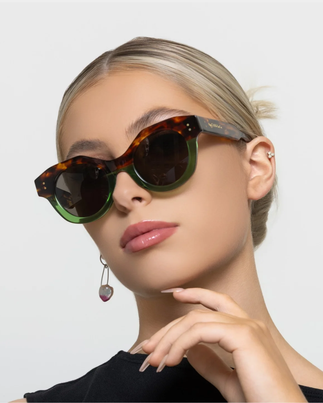 HTSOYF Spyder Hunter Tort Sunglasses