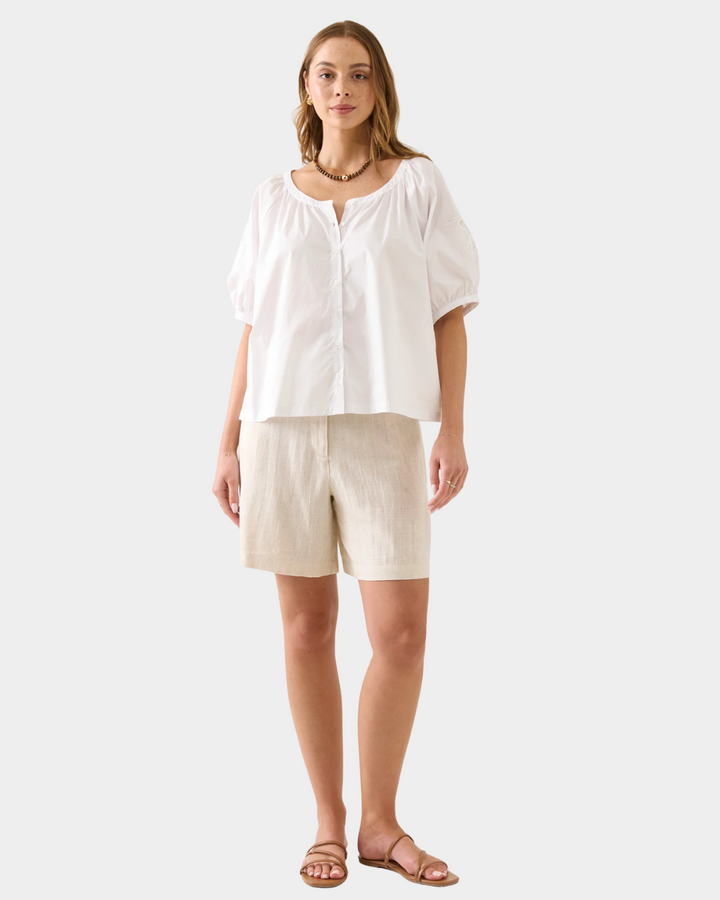 Isle of Mine Nilsa Button Top