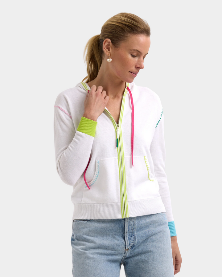 Zaket & Plover Heart Embroidery Hoodie