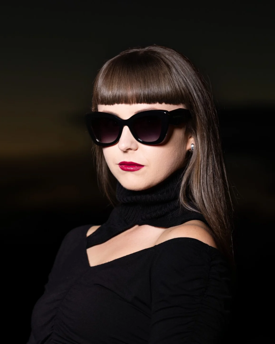 Happy to Sit on your Face Poose Sunglasses