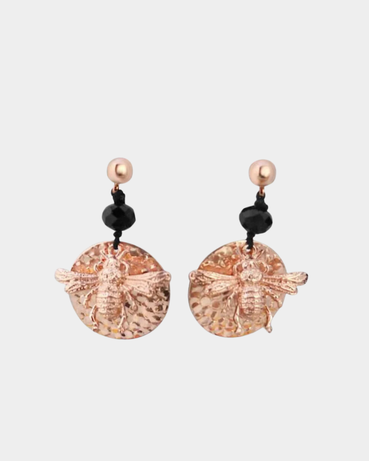 Fabuleux Vous Bee You Rose Gold Earrings