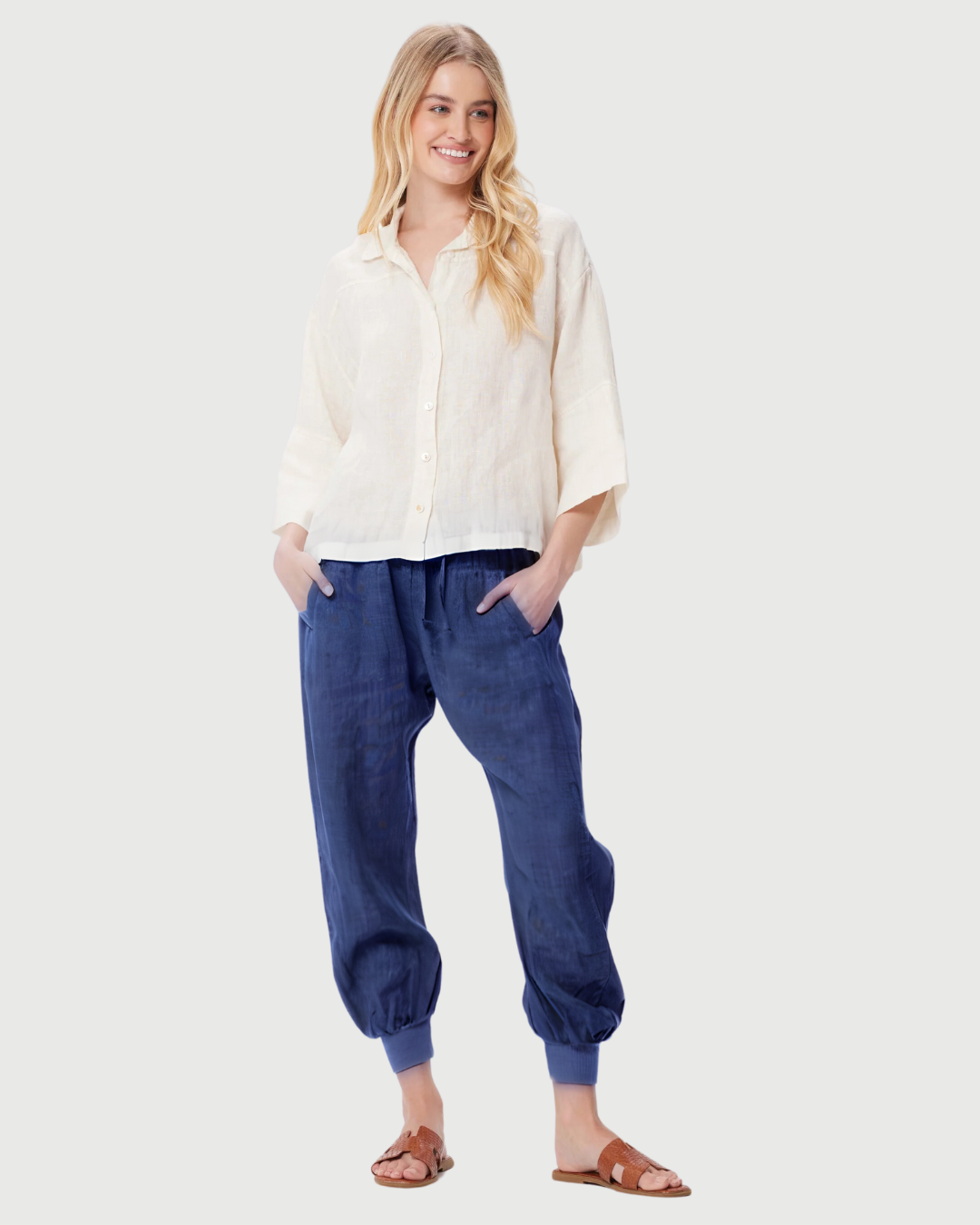 Suzy D Ultimate Linen Joggers