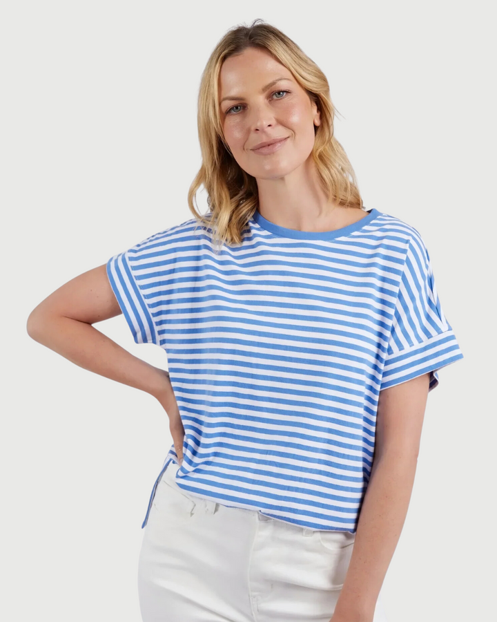 Elm Yarra Stripe short sleeve tee