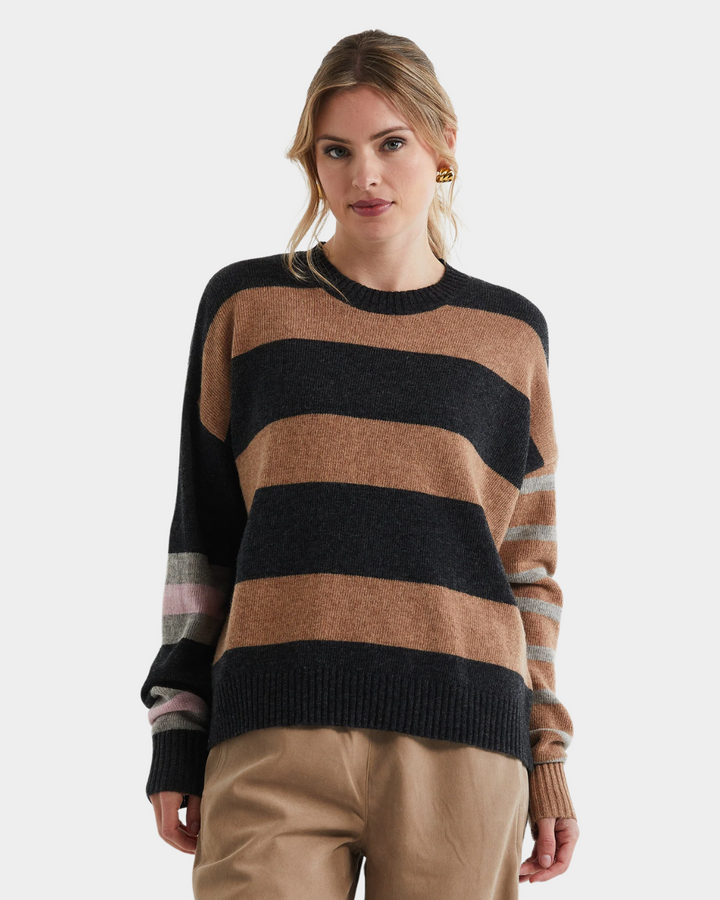 ld + co Lambswool Stripe Crew