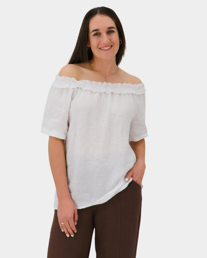 Aida Rose Italia Sweet Ruffle Blouse