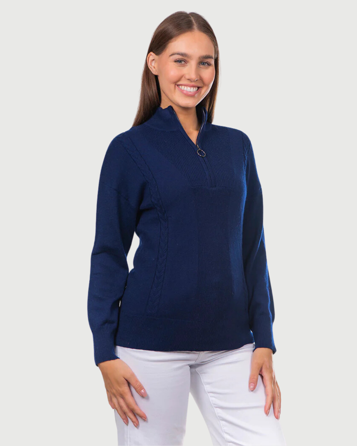 Fields Cable Quarter Zip Pullover