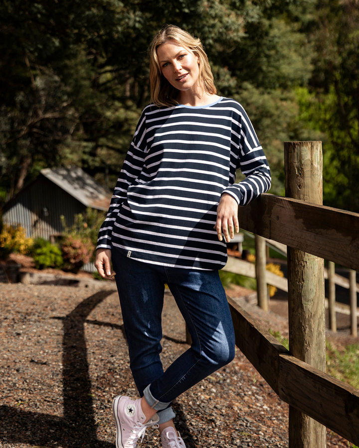 Elm Tully Stripe Long Sleeve Tee