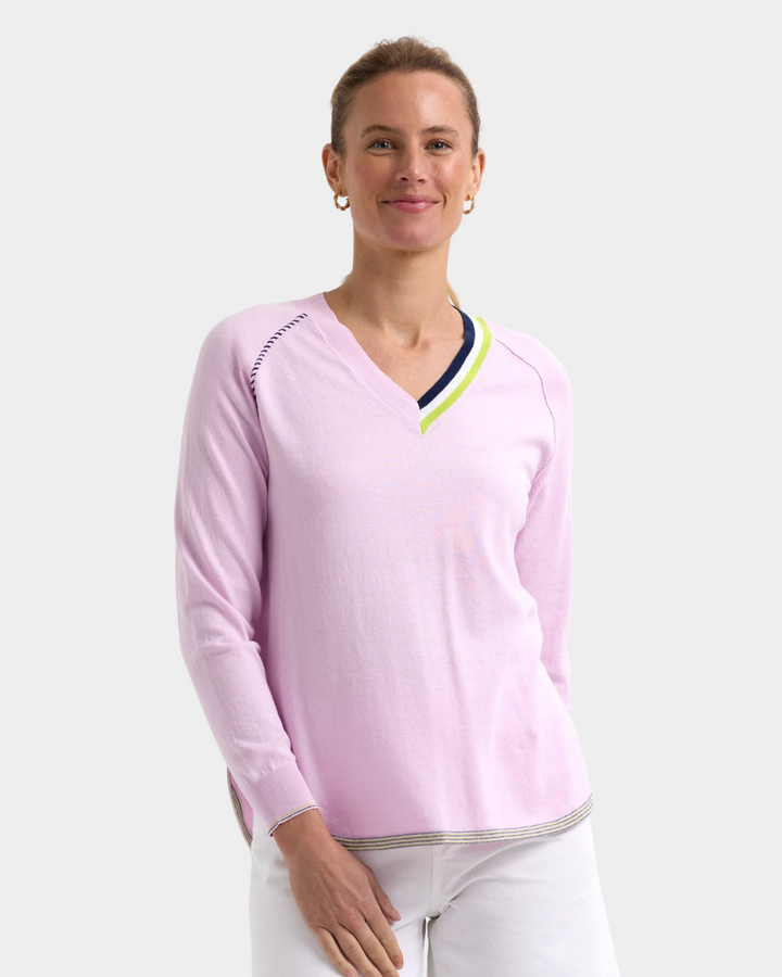 Zaket & Plover Rounded Bottom V Jumper