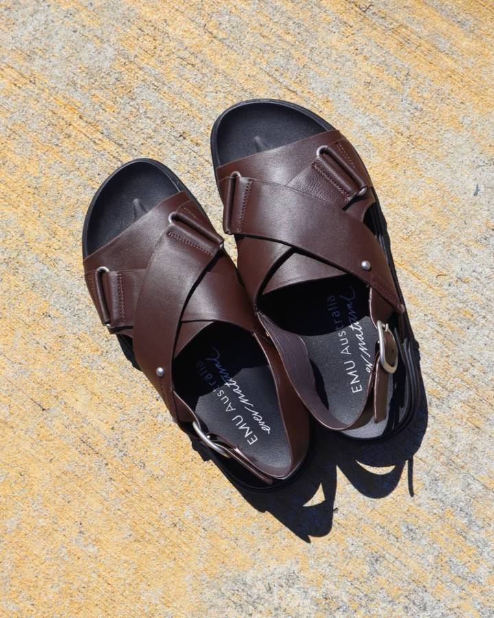 Emu Faye Sandal - Expresso Brown