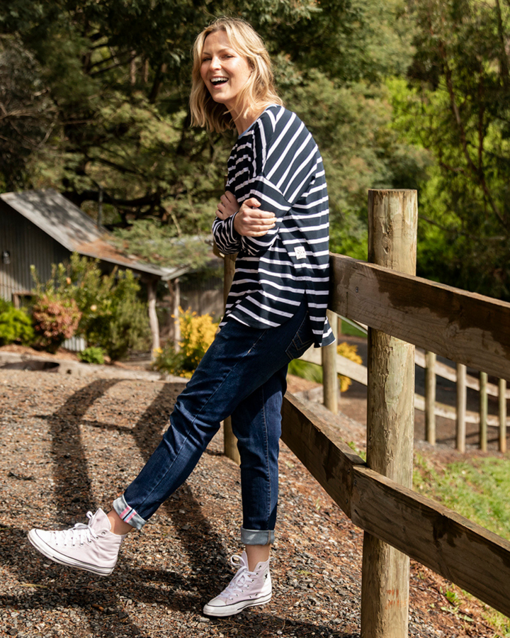 Elm Tully Stripe Long Sleeve Tee