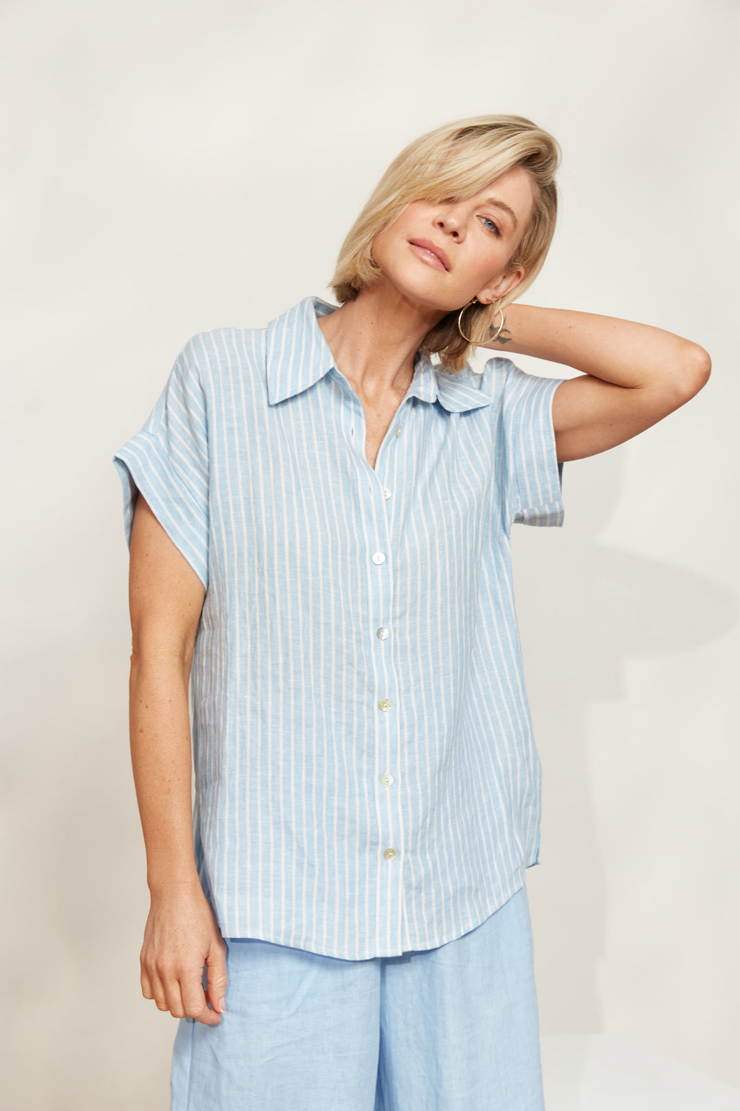 Eb & Ive Sojurn Stripe Shirt