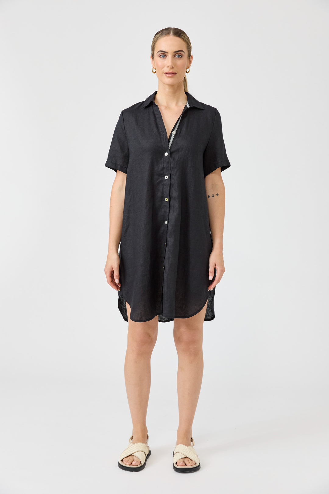 eb &amp; ive Studio Short Shirt Dress