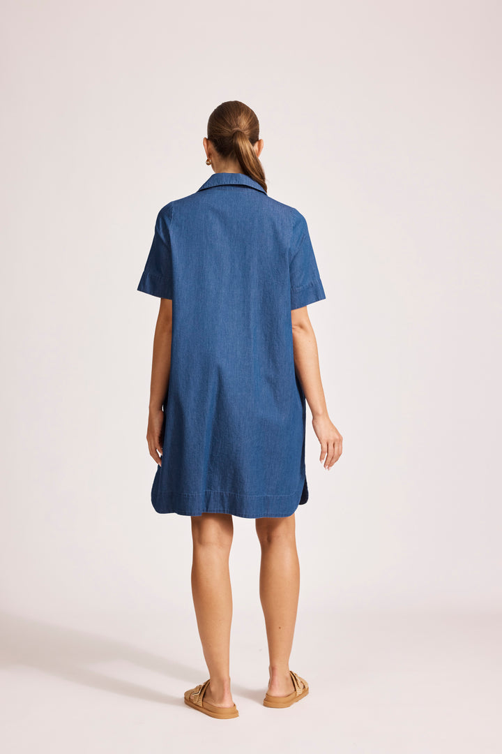 eb + ive Melenia Denim Shirt Dress
