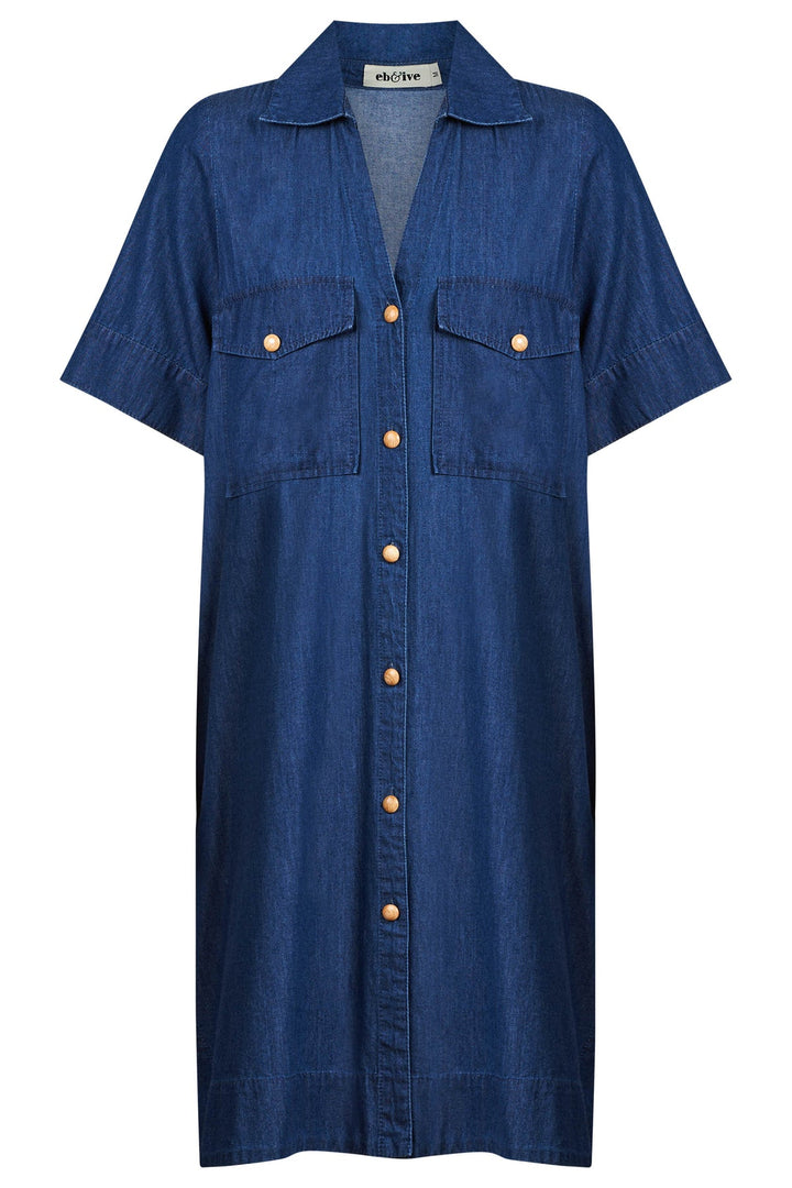 eb + ive Melenia Denim Shirt Dress