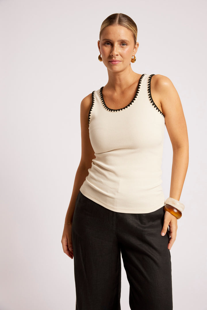 Eb &amp; Ive Maris Stitched Tank