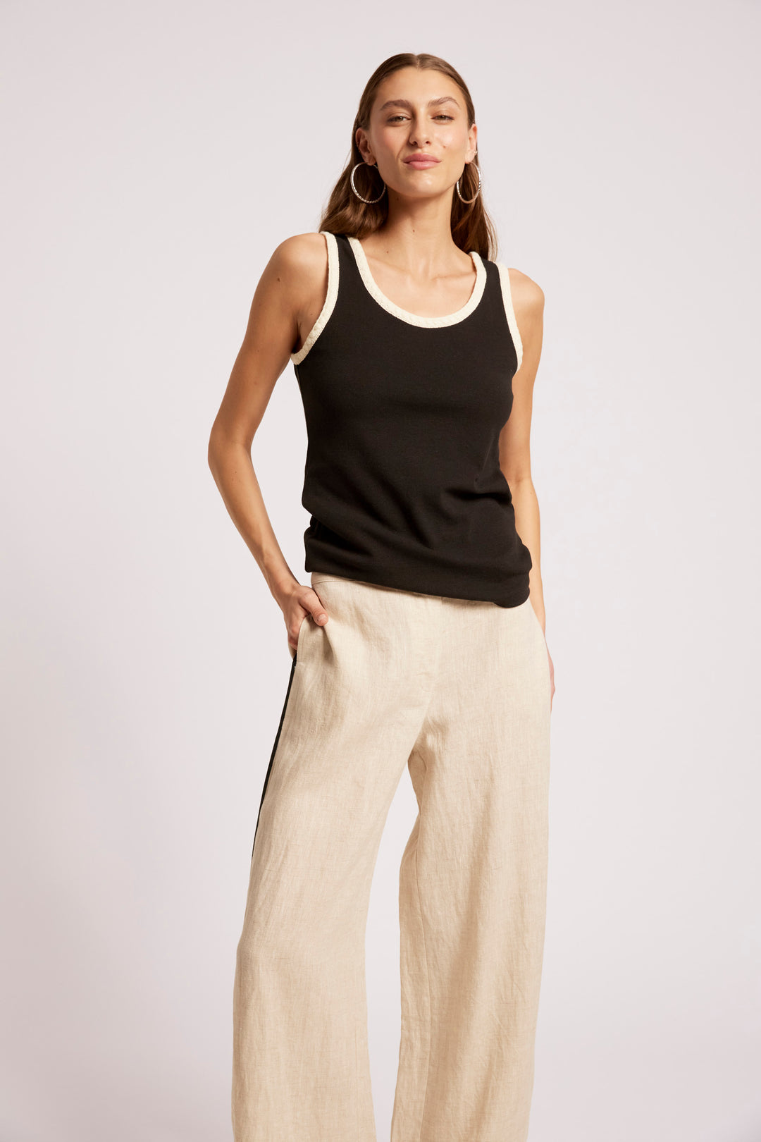 Eb &amp; Ive Maris Stitched Tank