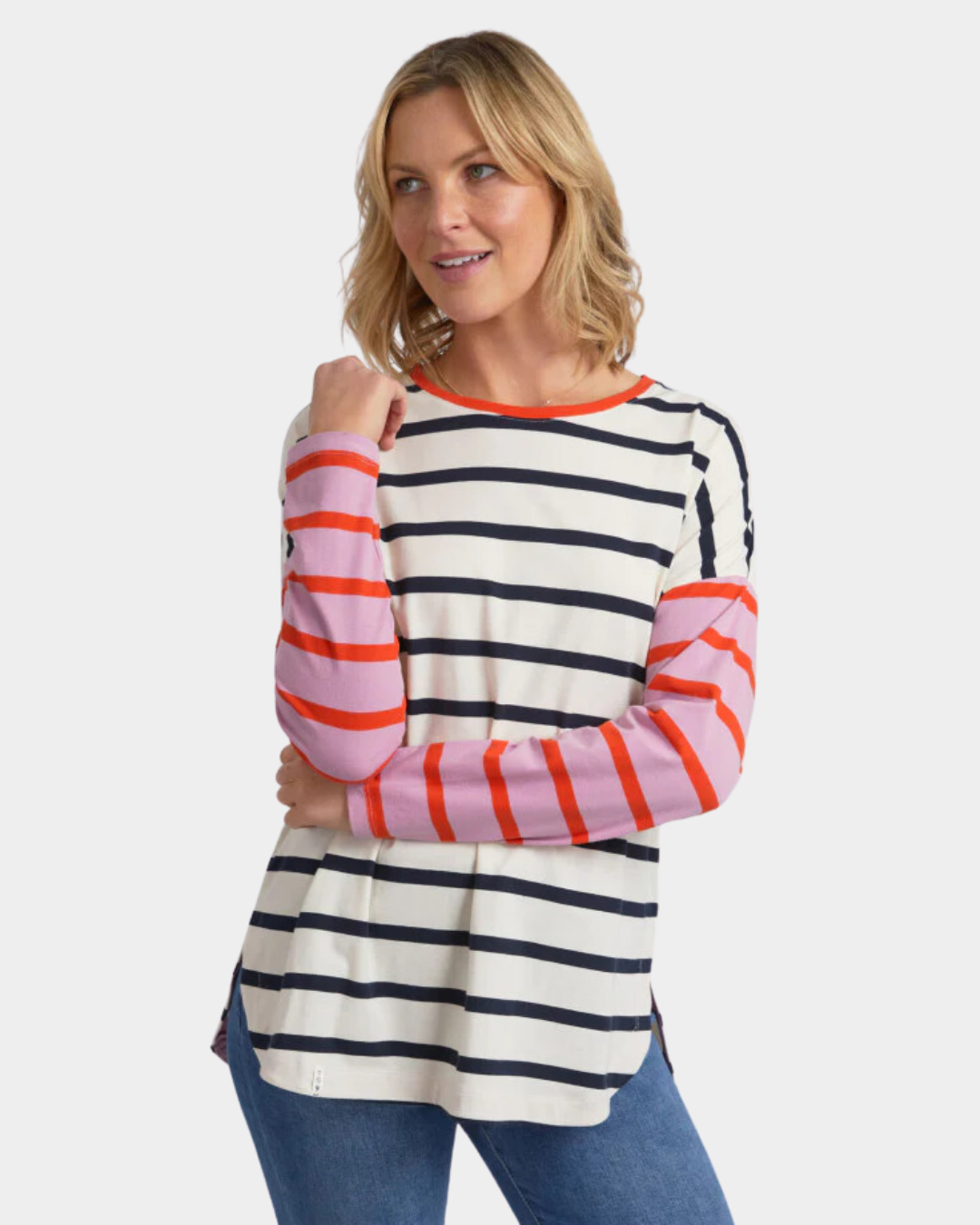 Elm Marta Stripe Long Sleeve Tee