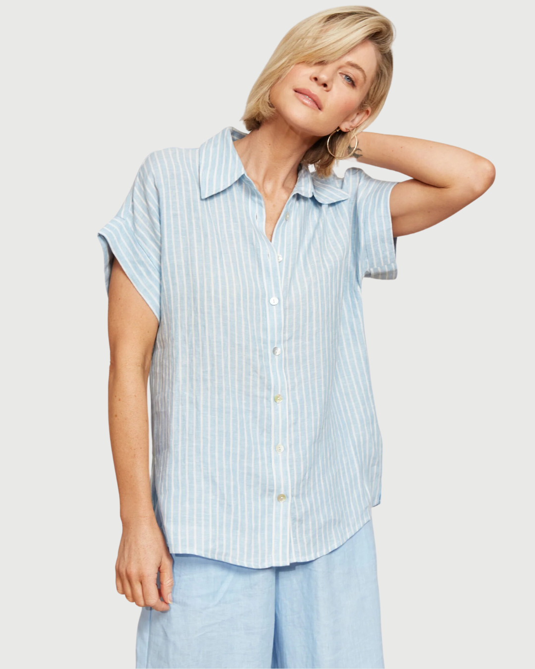 Eb & Ive Sojurn Stripe Shirt