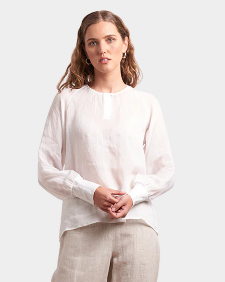 Neris Pin Tuck Blouse