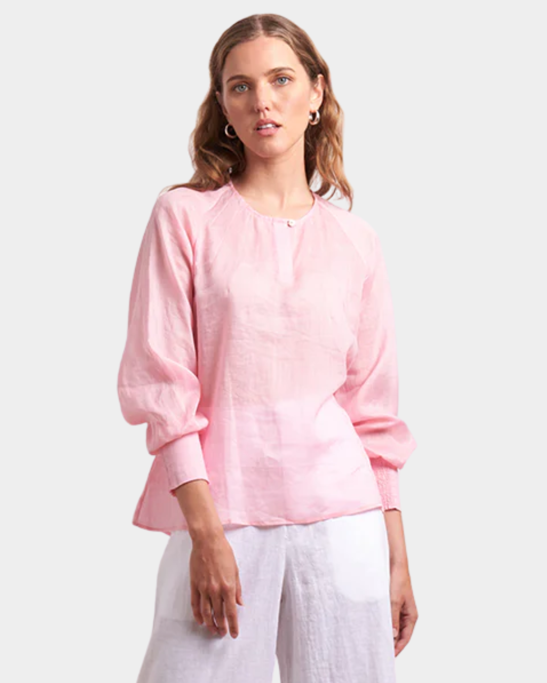 Neris Pin Tuck Blouse