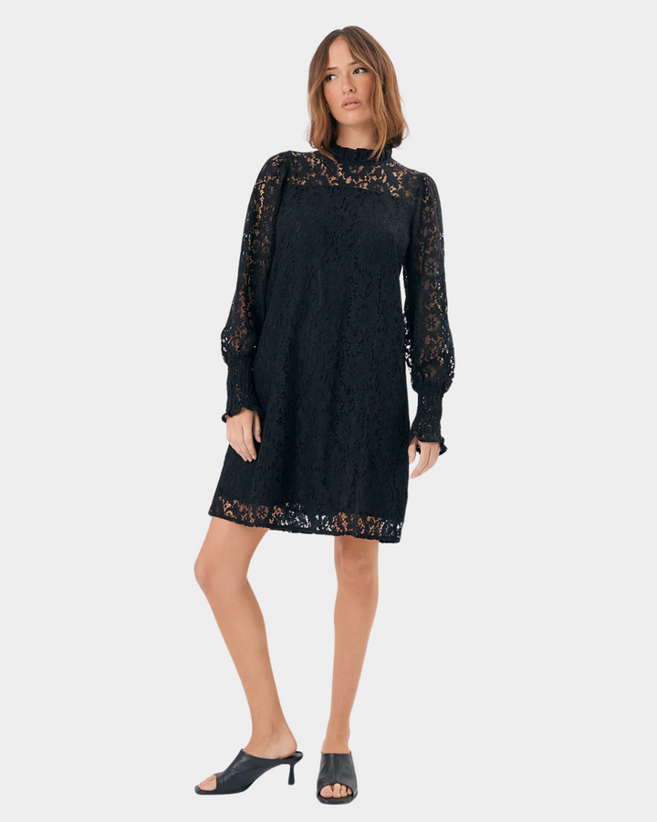 Adorne Olivia Long Sleeve Lace Dress