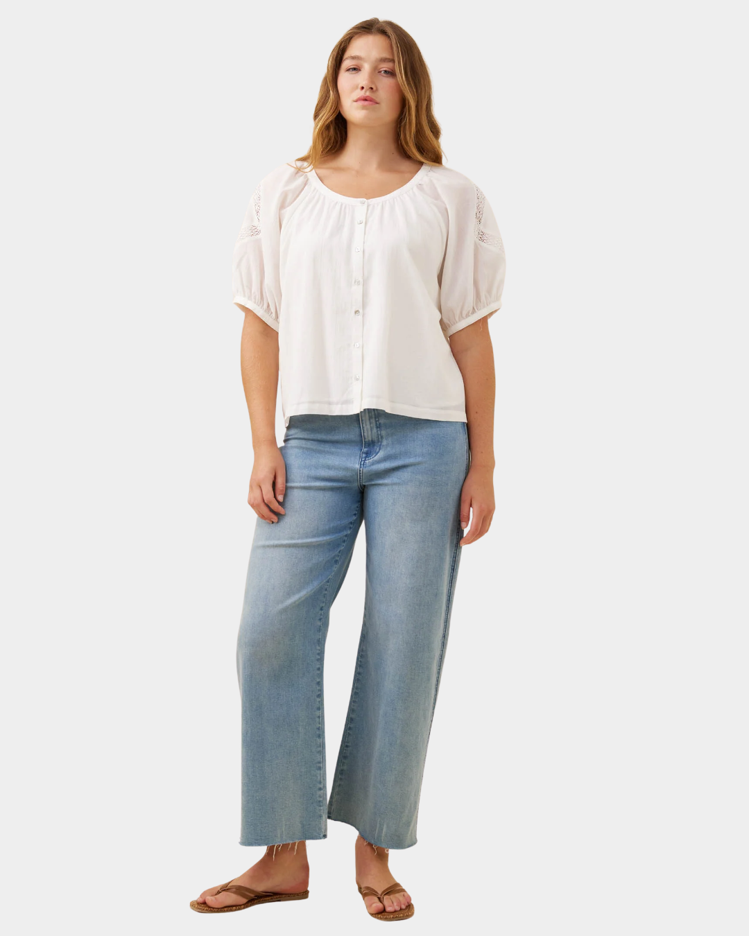 Isle of Mine Frances Button Top