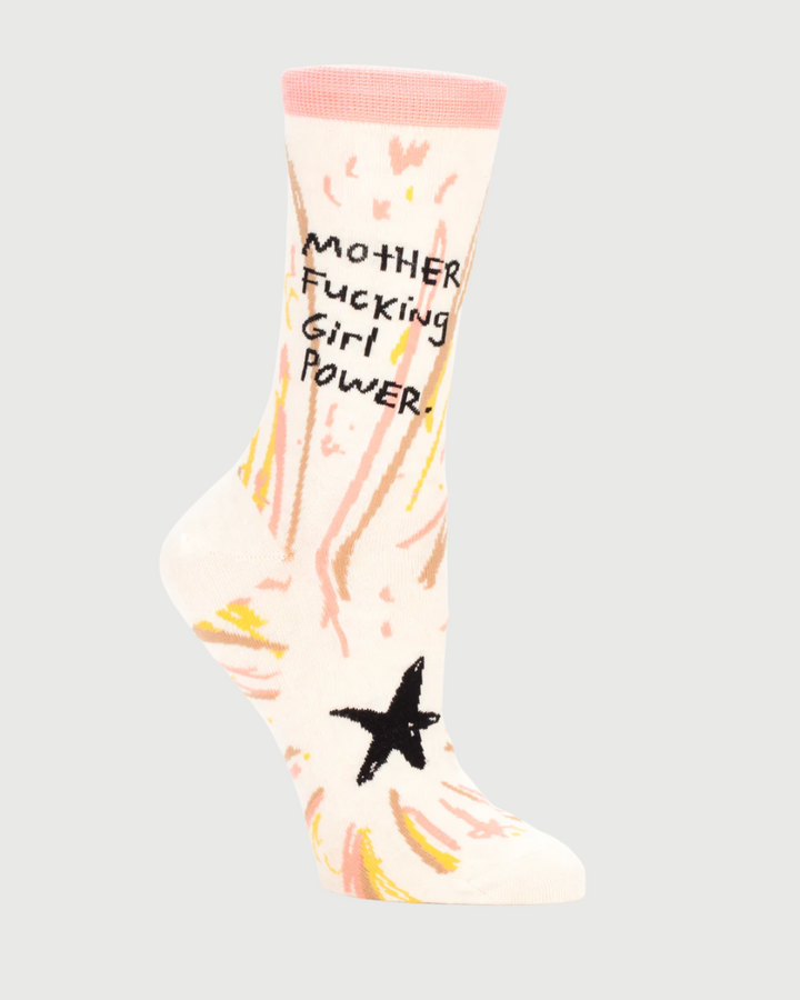 Blue Q Mother F*cking Girl Power Socks