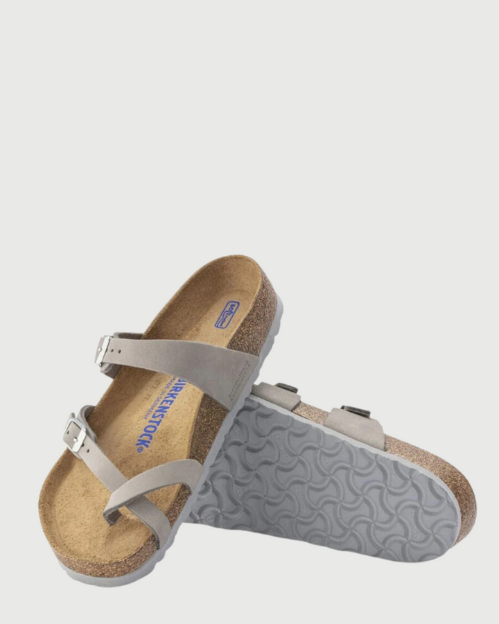 Birkenstock Mayari Leather Dove Gray Sandal