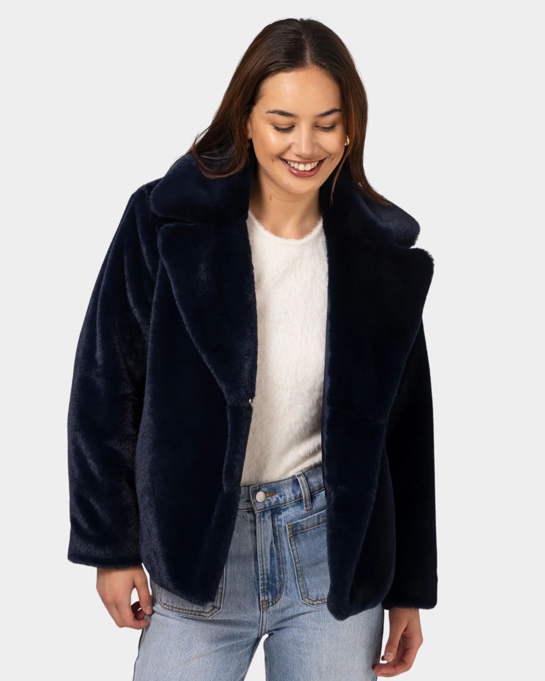 Stella + Gemma Britta Fur Jacket