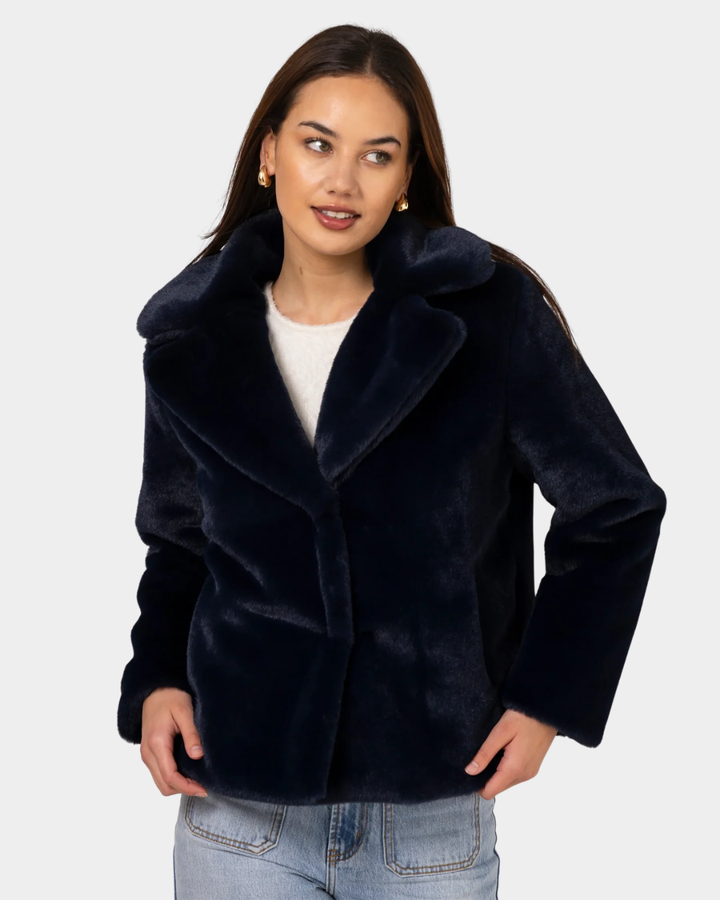 Stella + Gemma Britta Fur Jacket
