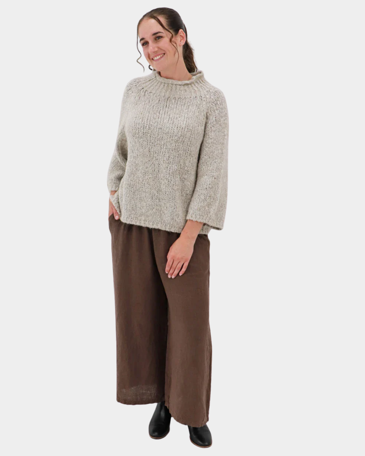 Aida Rose Soraya Boxy Boucle Sweater