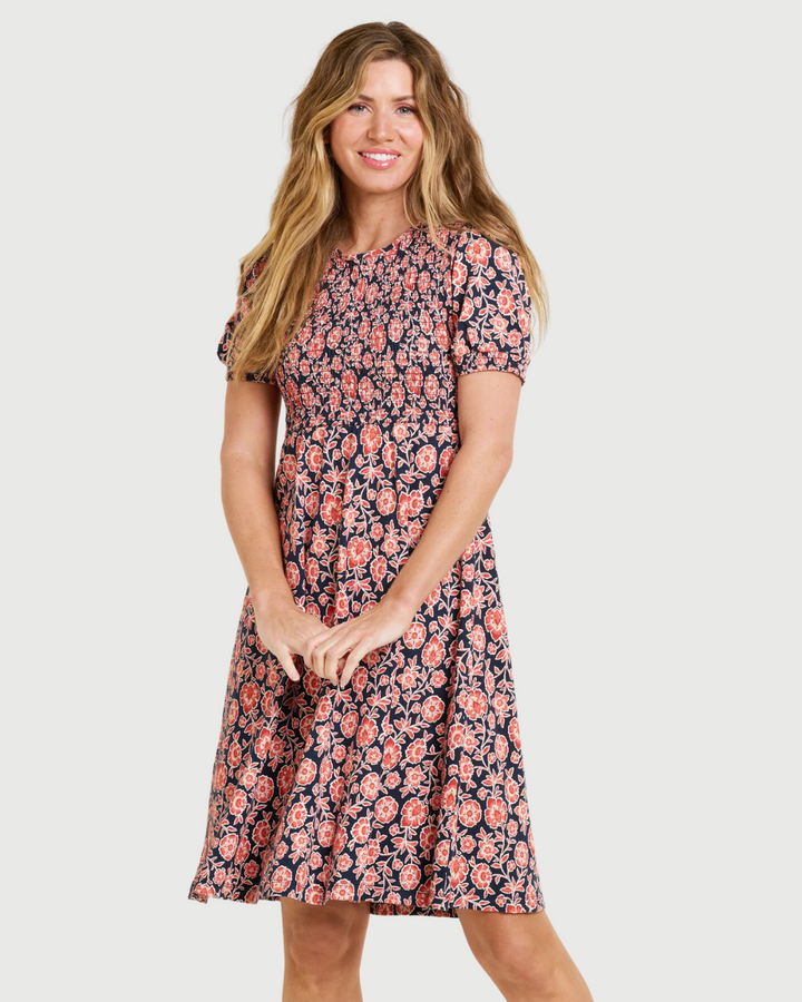 Brakeburn Boho Floral Dress