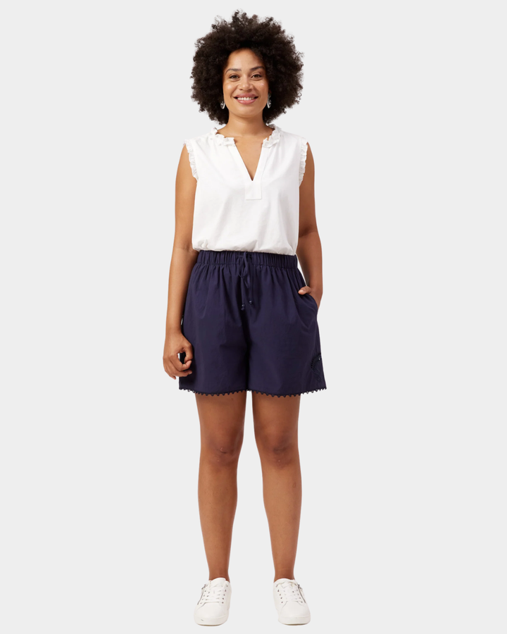 Haven Larissa Broderie Short